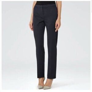 Reiss Portman black straight leg trouser pants